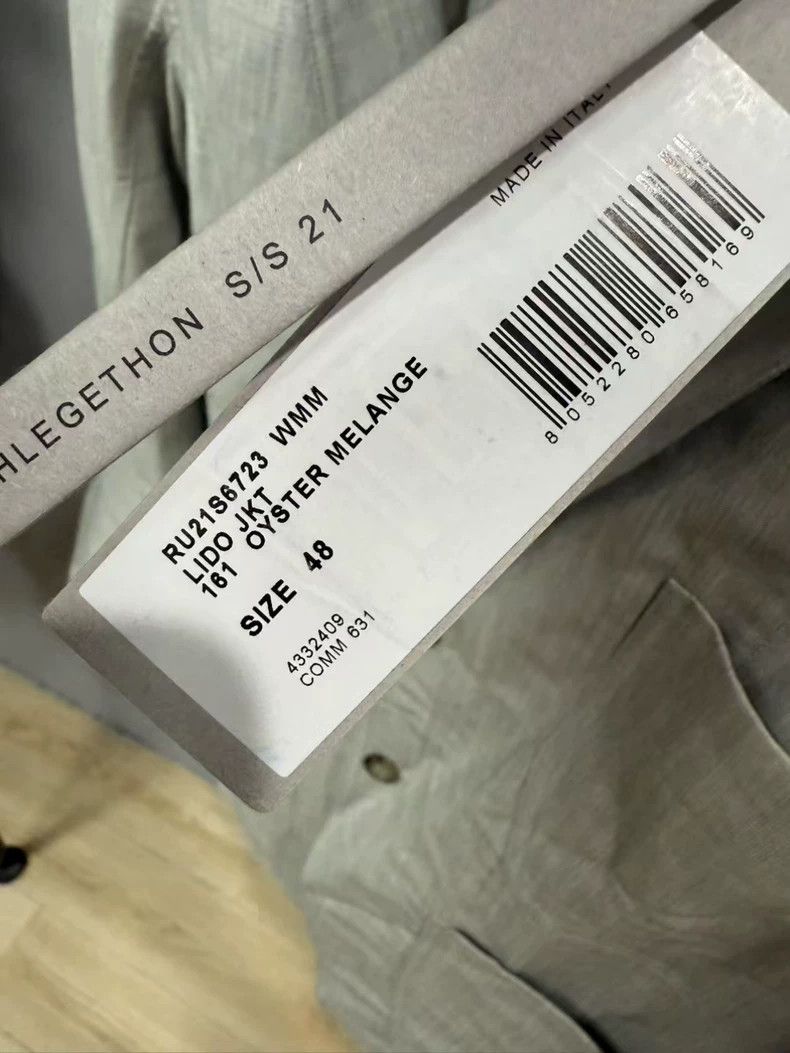 Rick Owens Rick Owens Linen Suit Jacket Size 48 Size US L / EU 52-54 / 3 - 3 Thumbnail