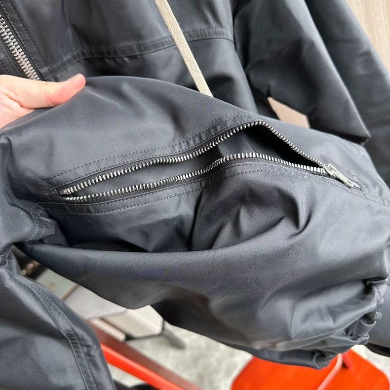 Rick Owens Rick Owens Black Nylon Jacket Size S Size US S / EU 44-46 / 1 - 3 Thumbnail