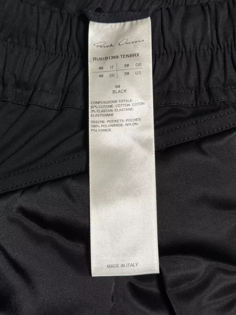 Rick Owens Rick Owens Black Jogger Pants for Men Size US 36 / EU 52 - 3 Thumbnail