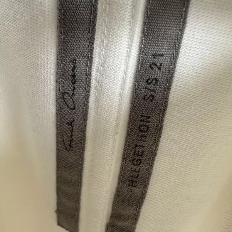 Rick Owens Rick Owens White Short Sleeve Armor Shirt Size US M / EU 48-50 / 2 - 6 Thumbnail