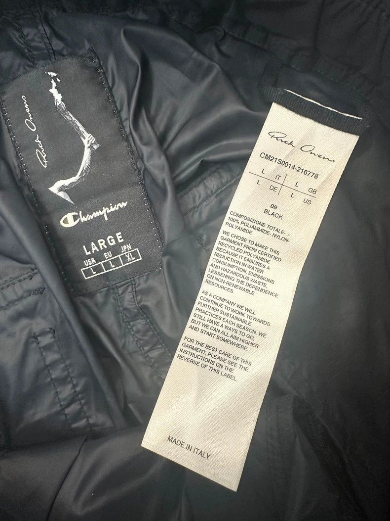 Rick Owens Rick Owens Champion Men's Nylon Shorts Size US 31 - 7 Thumbnail