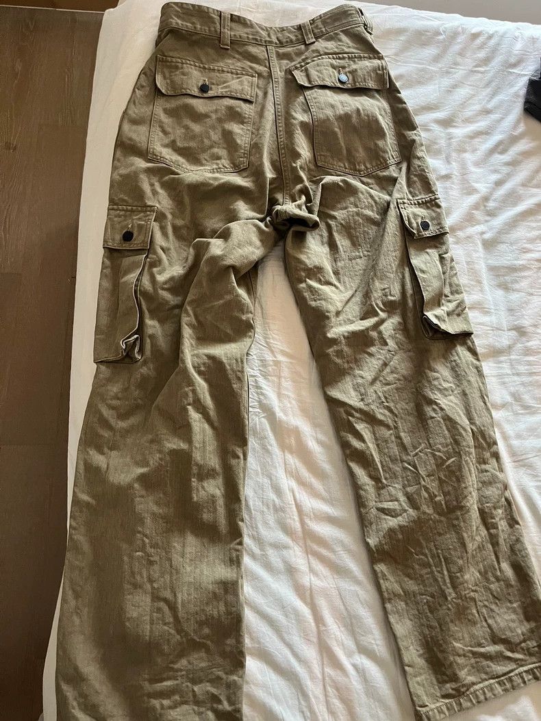Freewheelers Freewheelers Combat Pants in Khaki Color Size US 32 / EU 48 - 2 Thumbnail