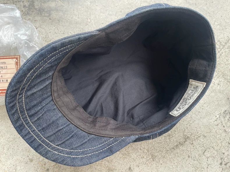 Freewheelers Vintage Denim Newsboy Cap for Unisex Wear Size ONE SIZE - 5 Thumbnail