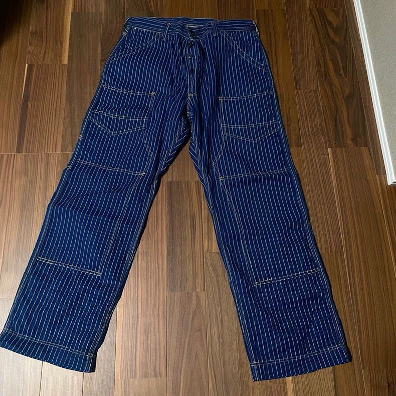 Freewheelers Freewheelers Wabash Stripe Work Pants Size 34 Size US 34 / EU 50 - 2 Thumbnail