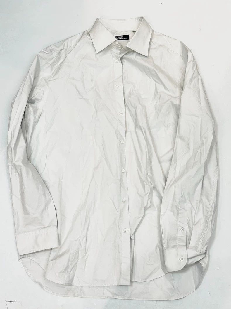 Raf Simons Raf Simons White Shirt with Graffiti Design Size US M / EU 48-50 / 2 - 2 Thumbnail