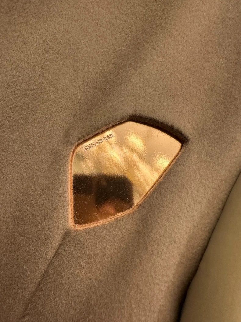 Raf Simons RAF SIMONS Oversized Wool Coat with Mirror Detail Size US S / EU 44-46 / 1 - 4 Thumbnail