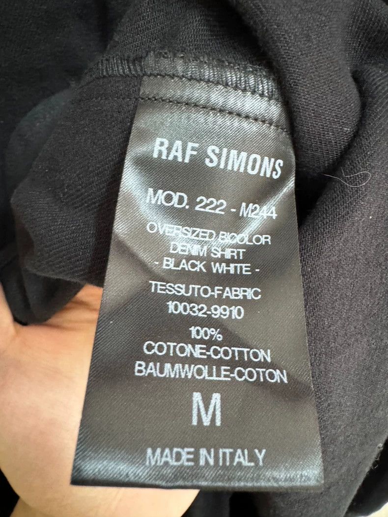 Raf Simons Raf Simons Black and White Denim Jacket Size US M / EU 48-50 / 2 - 6 Thumbnail