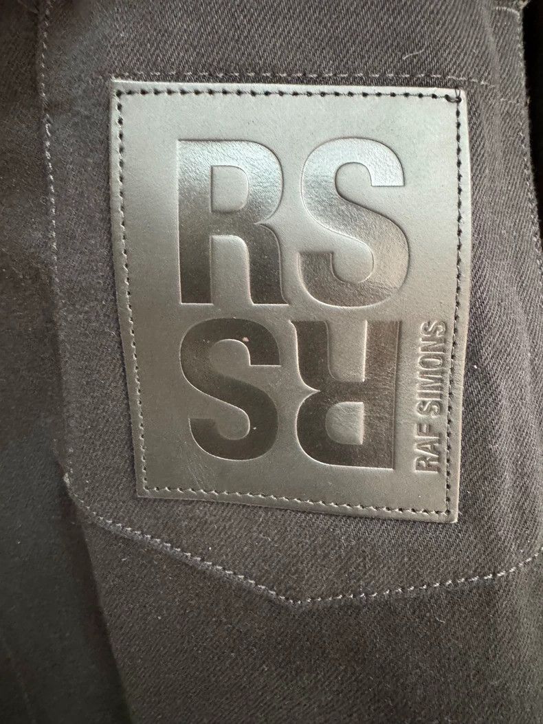 Raf Simons Raf Simons Black and White Denim Jacket Size US M / EU 48-50 / 2 - 2 Thumbnail