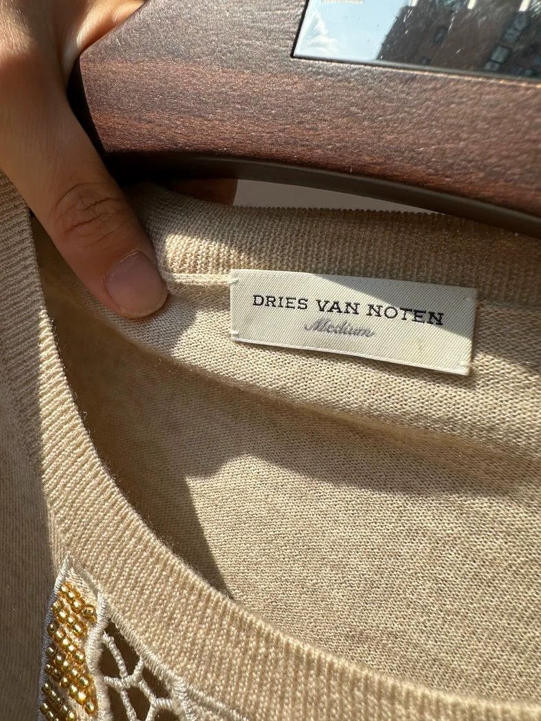 Dries Van Noten Dries Van Noten Sheer Knit Sweater Top Size US M / EU 48-50 / 2 - 6 Thumbnail