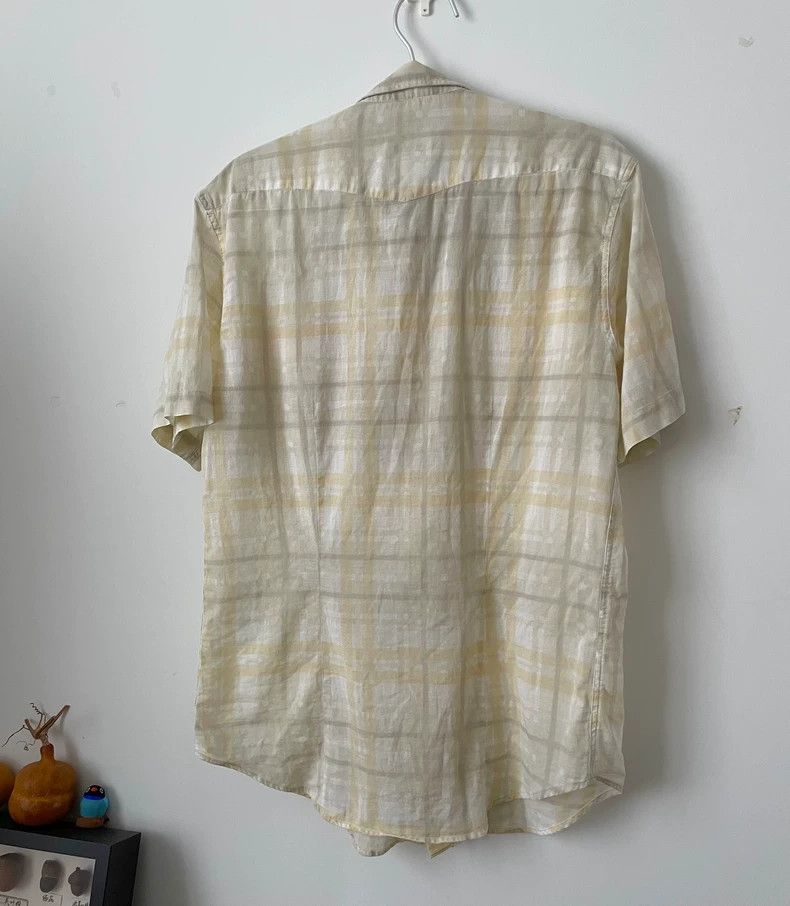 Dries Van Noten Dries Van Noten Plaid Short Sleeve Shirt Size US L / EU 52-54 / 3 - 4 Thumbnail