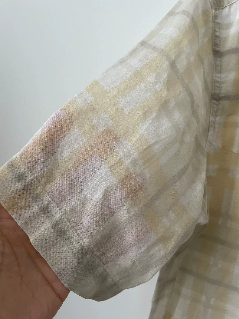 Dries Van Noten Dries Van Noten Plaid Short Sleeve Shirt Size US L / EU 52-54 / 3 - 6 Thumbnail