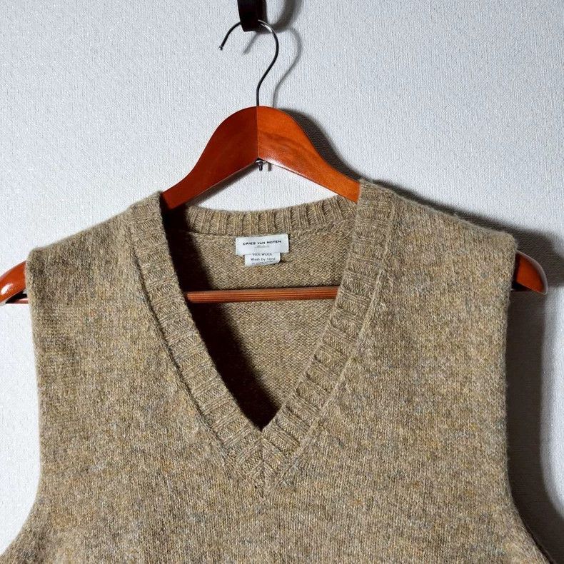 Dries Van Noten Dries Van Noten 1990s Sleeveless Knit Vest Size US M / EU 48-50 / 2 - 2 Thumbnail