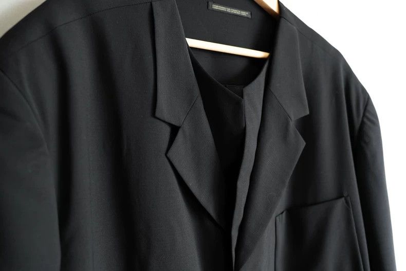 Loro Piana Yohji Yamamoto Double Layer Button Jacket Size US M / EU 48-50 / 2 - 2 Thumbnail