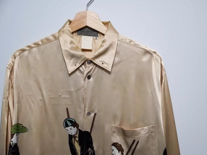 Loro Piana Yohji Yamamoto 1995AW Champagne Color Shirt Size US M / EU 48-50 / 2 - 2 Thumbnail