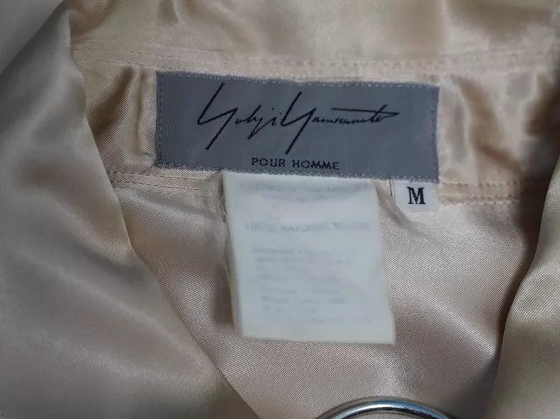 Loro Piana Yohji Yamamoto 1995AW Champagne Color Shirt Size US M / EU 48-50 / 2 - 5 Thumbnail
