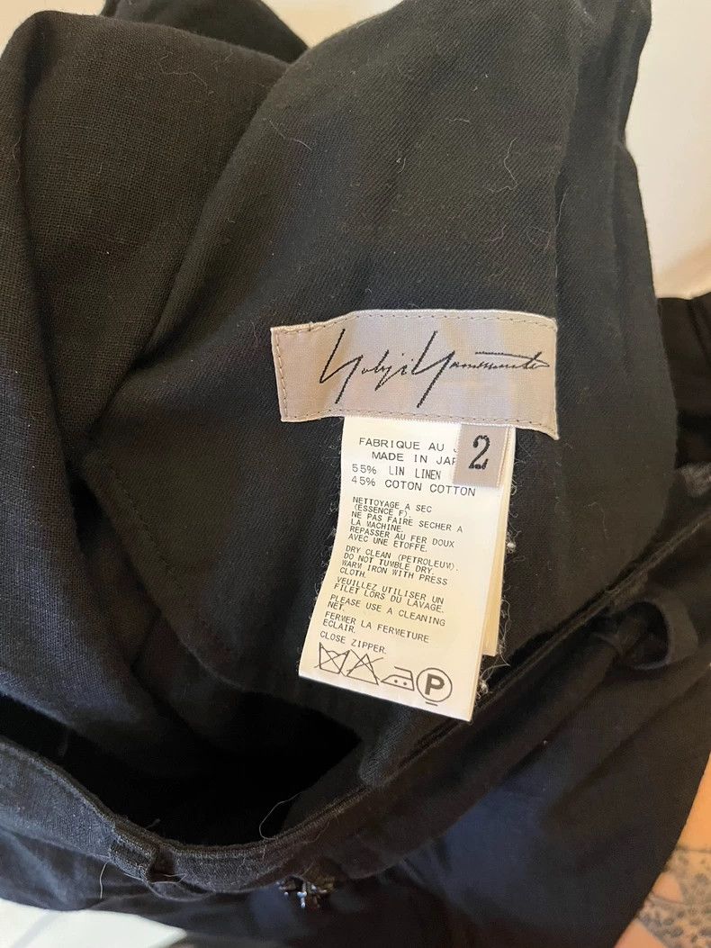 Loro Piana Yohji Yamamoto Summer Linen Pants with Zippers Size US 27 - 8 Thumbnail