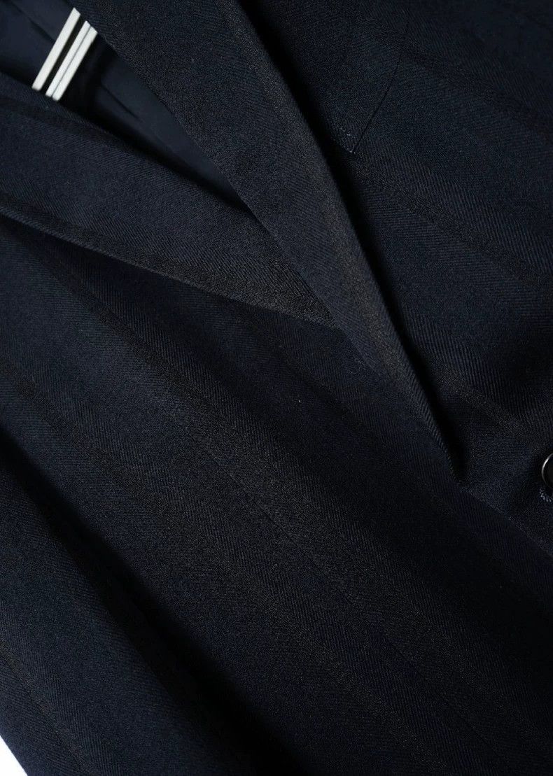 Loro Piana Yohji Yamamoto Wool Silk Blend Suit Jacket Size US L / EU 52-54 / 3 - 3 Thumbnail