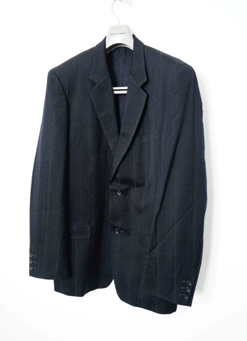 Loro Piana Yohji Yamamoto Wool Silk Blend Suit Jacket Size US L / EU 52-54 / 3 - 2 Thumbnail