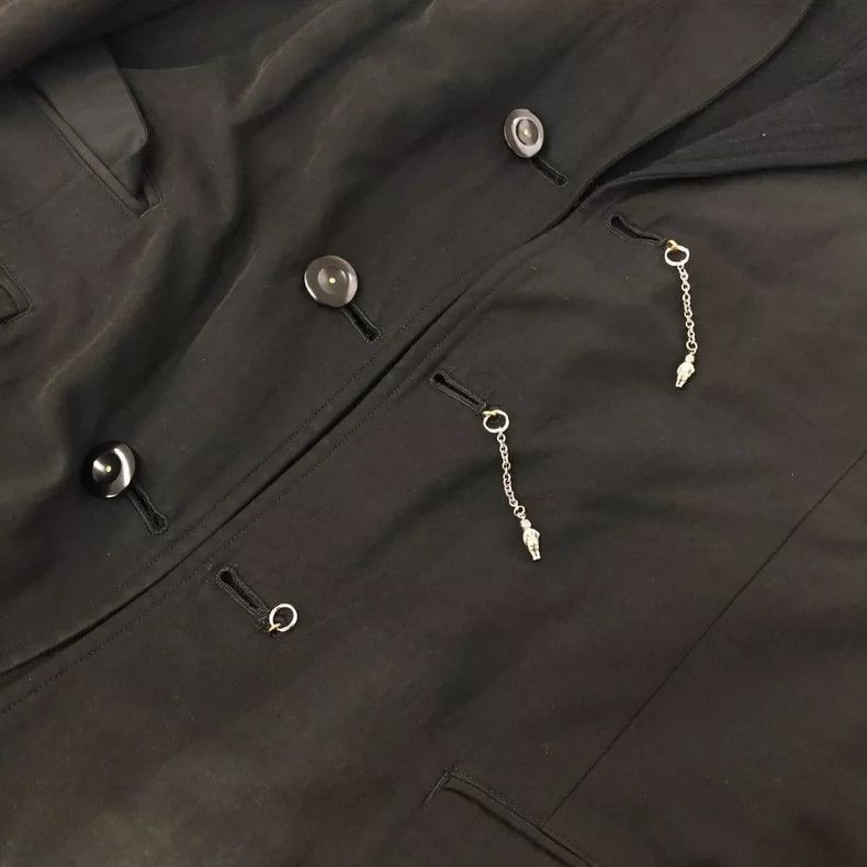 Loro Piana Yohji Yamamoto Pour Homme Coat Design Size US M / EU 48-50 / 2 - 7 Thumbnail
