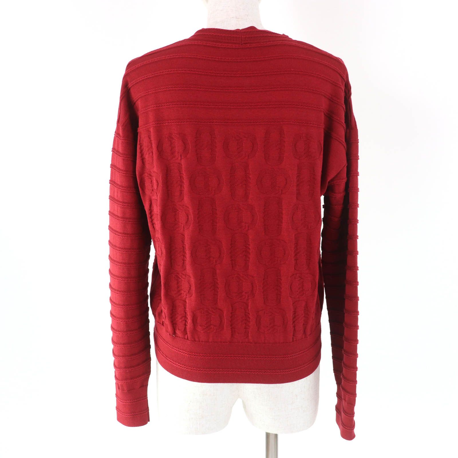 Hermes Hermes Hermes Chaine d'Ancre Silk Cotton Cardigan Cotton Tops DUTY FREE for USA Size ONE SIZE - 3 Thumbnail