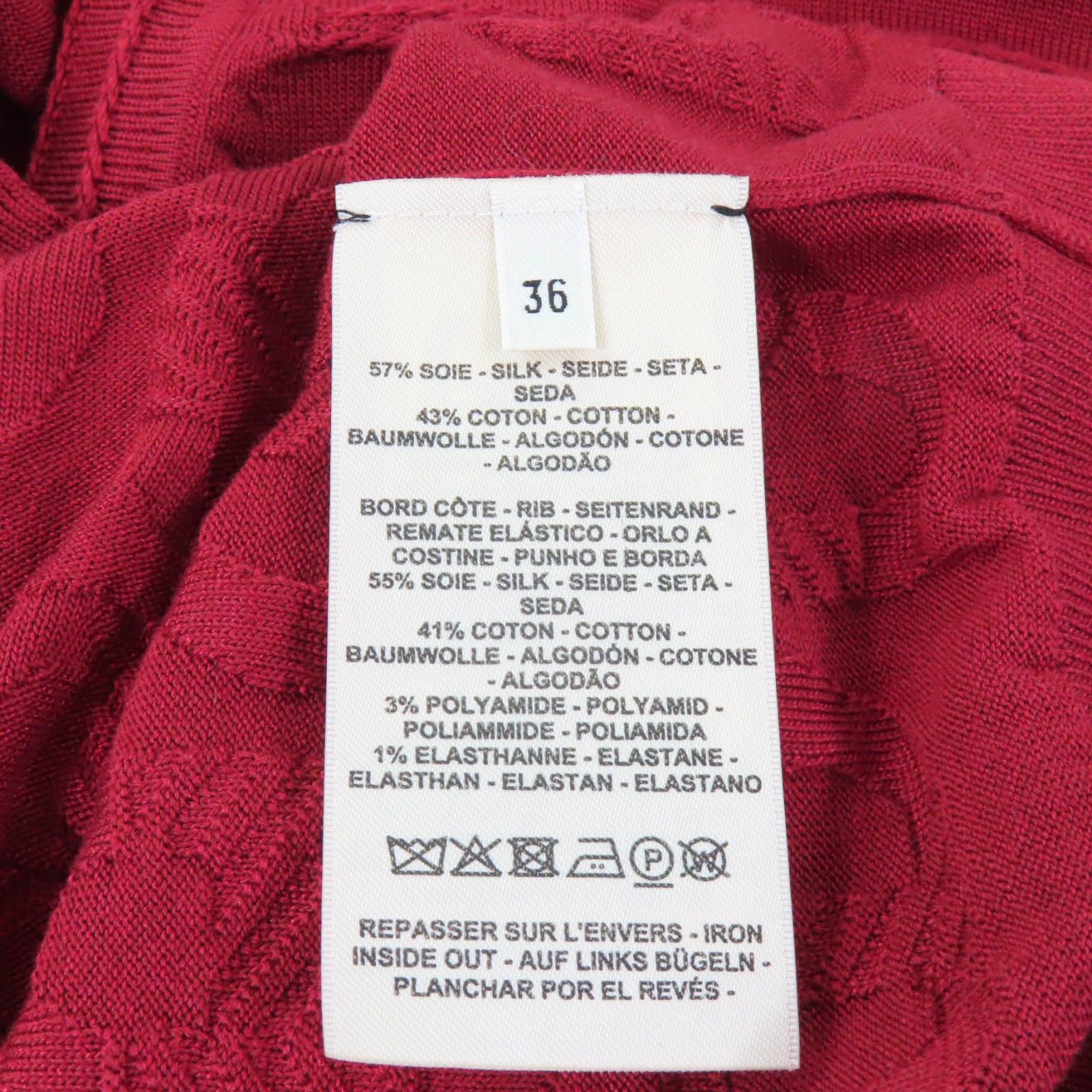 Hermes Hermes Hermes Chaine d'Ancre Silk Cotton Cardigan Cotton Tops DUTY FREE for USA Size ONE SIZE - 8 Thumbnail