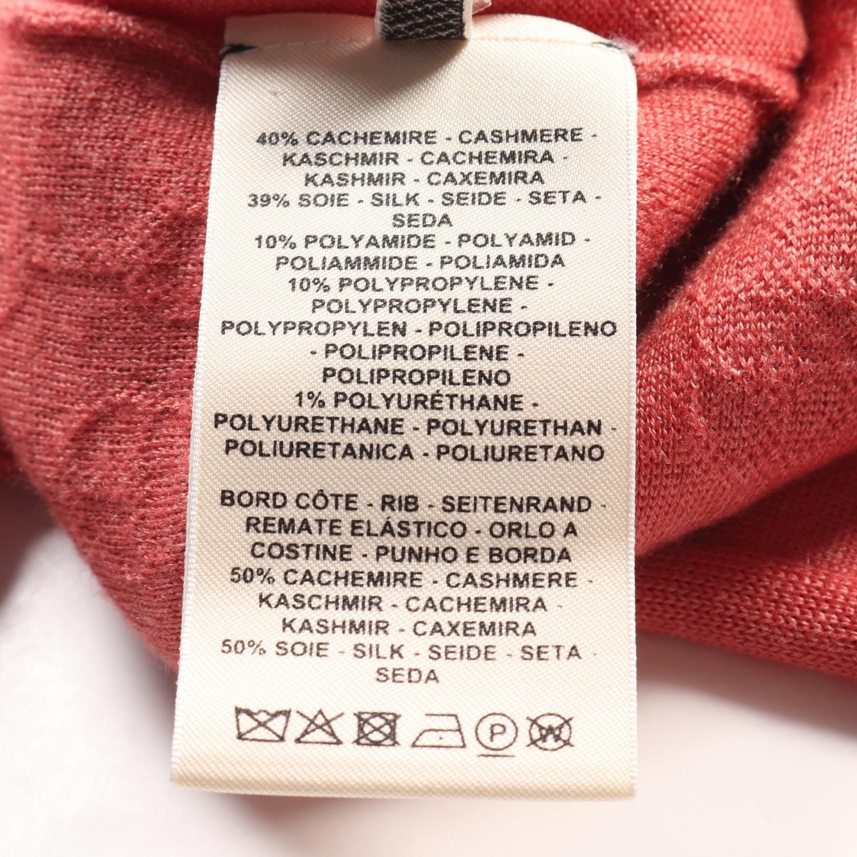 Hermes Hermes Hermes Clicquety Cashmere Silk Nylon Knitwear Others Tops DUTY FREE for USA Size ONE SIZE - 4 Thumbnail