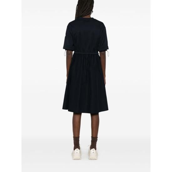 Moncler MONCLER Women Dresses 89A1K 8I000 09 778 BLUE Size S / US 4 / IT 40 - 4 Thumbnail