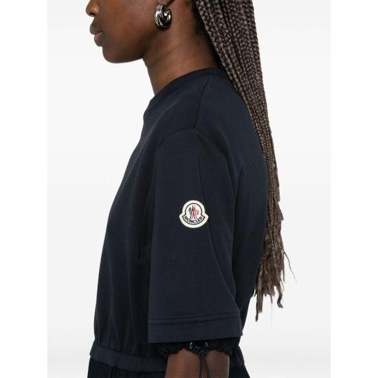 Moncler MONCLER Women Dresses 89A1K 8I000 09 778 BLUE Size S / US 4 / IT 40 - 5 Thumbnail