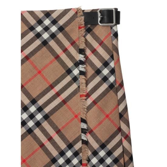 Burberry BURBERRY Women Mid Skirts 8102634 SP25 WW GL C2044 BROWN Size 25" / US 0 / IT 36 - 2 Thumbnail