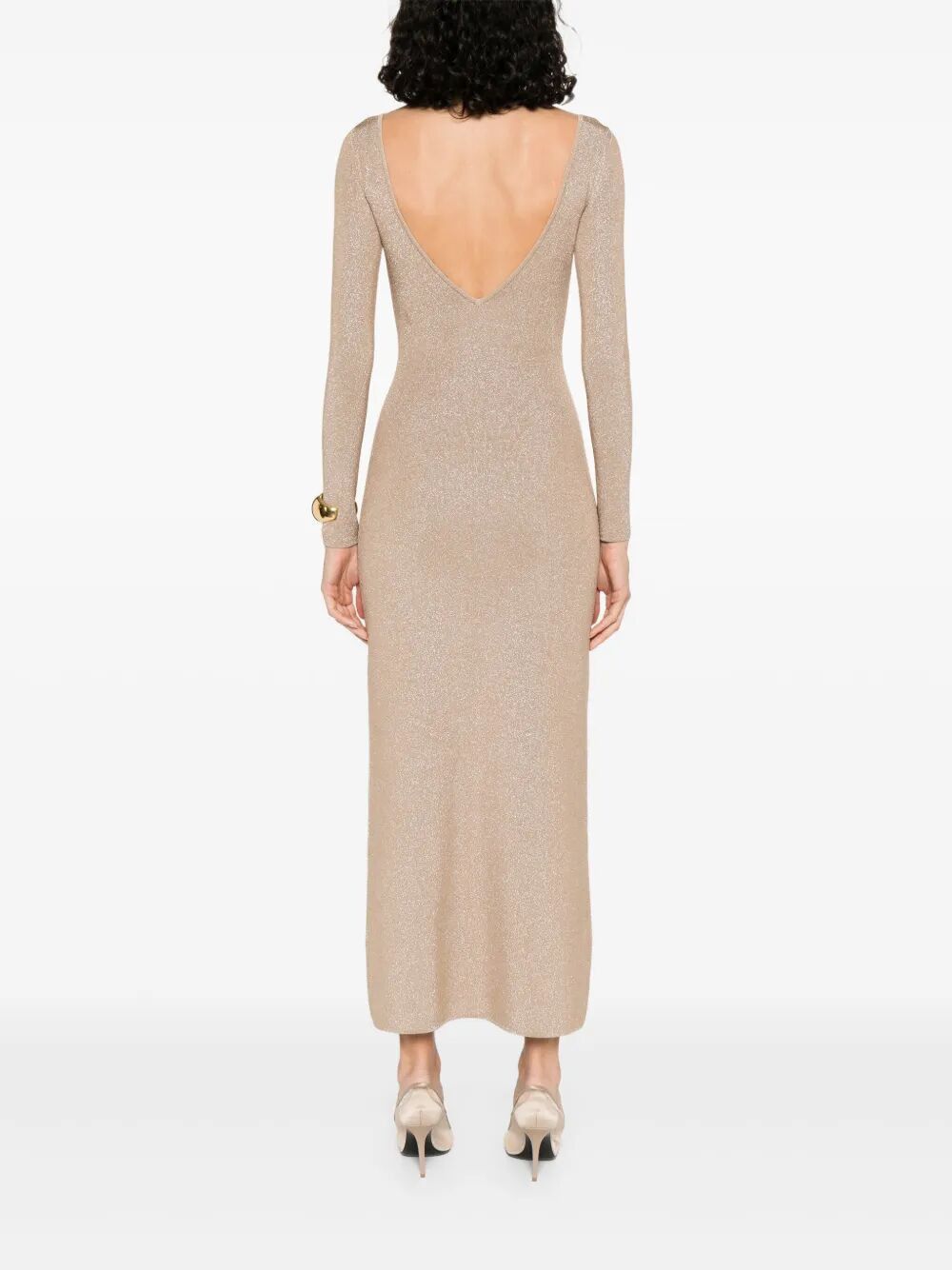 Max Mara KNIT LUREX DRESS "BRACCO" Size S / US 4 / IT 40 - 2 Thumbnail