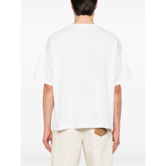 The Row THE ROW Men T-Shirts 912 Y901 WHT WHITE Size US L / EU 52-54 / 3 - 3 Thumbnail