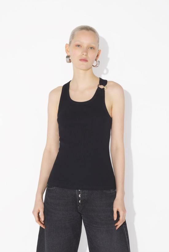 Jean Paul Gaultier JEAN PAUL GAULTIER Women Tops 25 03 W TO375 J014 00 Black Size S / US 4 / IT 40 - 4 Thumbnail