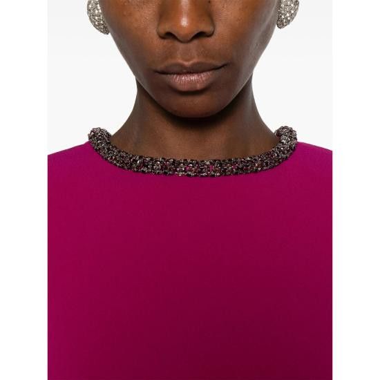Roland Mouret ROLAND MOURET Women Dresses 062M LC DP DAPIN PINK Size M / US 6-8 / IT 42-44 - 5 Thumbnail