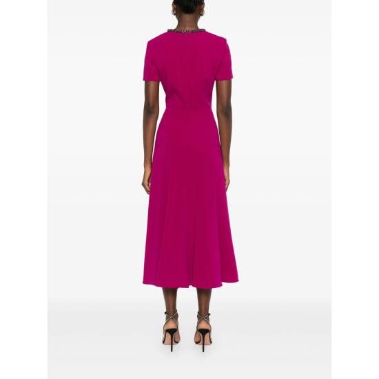 Roland Mouret ROLAND MOURET Women Dresses 062M LC DP DAPIN PINK Size M / US 6-8 / IT 42-44 - 2 Thumbnail