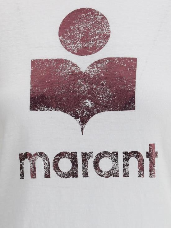 Isabel Marant Etoile ISABEL MARANT ETOILE Women Tops TS0004FAA1N10E WHPM WHITE Size S / US 4 / IT 40 - 3 Thumbnail