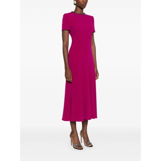 Roland Mouret ROLAND MOURET Women Dresses 062M LC DP DAPIN PINK Size S / US 4 / IT 40 - 3 Thumbnail