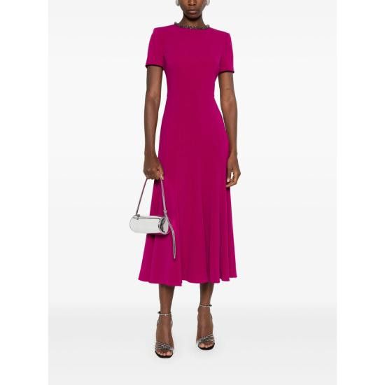 Roland Mouret ROLAND MOURET Women Dresses 062M LC DP DAPIN PINK Size S / US 4 / IT 40 - 4 Thumbnail