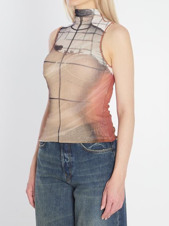 Jean Paul Gaultier JEAN PAUL GAULTIER Women Tops W TO307 WHITE Size M / US 6-8 / IT 42-44 - 2 Thumbnail
