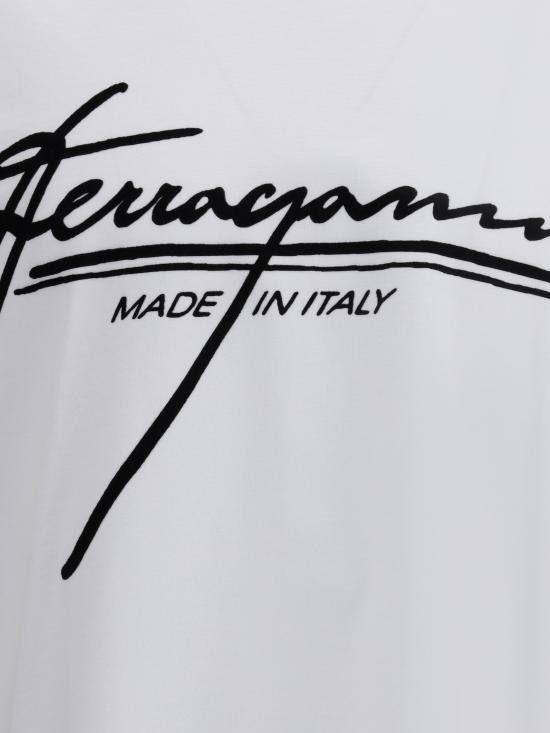 Salvatore Ferragamo SALVATORE FERRAGAMO Men T-Shirts 786470 001 WHITE Size US S / EU 44-46 / 1 - 3 Thumbnail