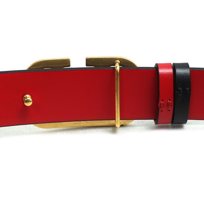 Valentino Valentino Valentino Garavani VLogo Leather Belt Leather Other ZW2T0T15ZFR Size ONE SIZE - 4 Thumbnail