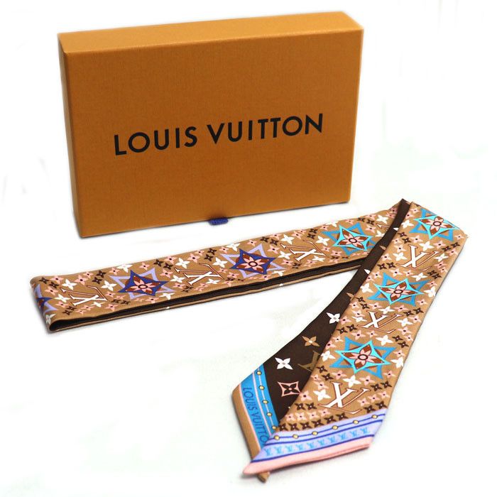 Louis Vuitton Louis Vuitton Louis Vuitton Bandou BB Flowers Forever Silk Scarf Others Scarf M77682 DUTY FREE for USA Size ONE SIZE - 6 Thumbnail