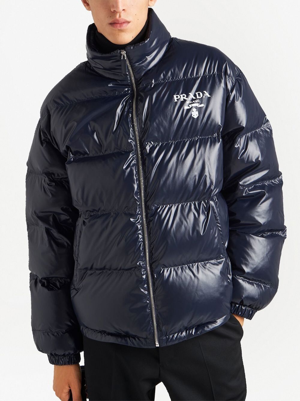 Prada logo-print puffer jacket Size US XS / EU 42 / 0 - 3 Thumbnail