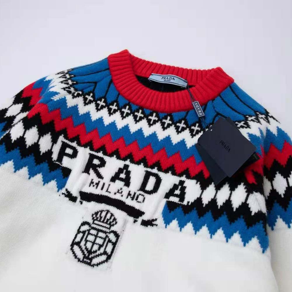 Prada cashmere logo sweater Size XS / US 0-2 / IT 36-38 - 3 Thumbnail