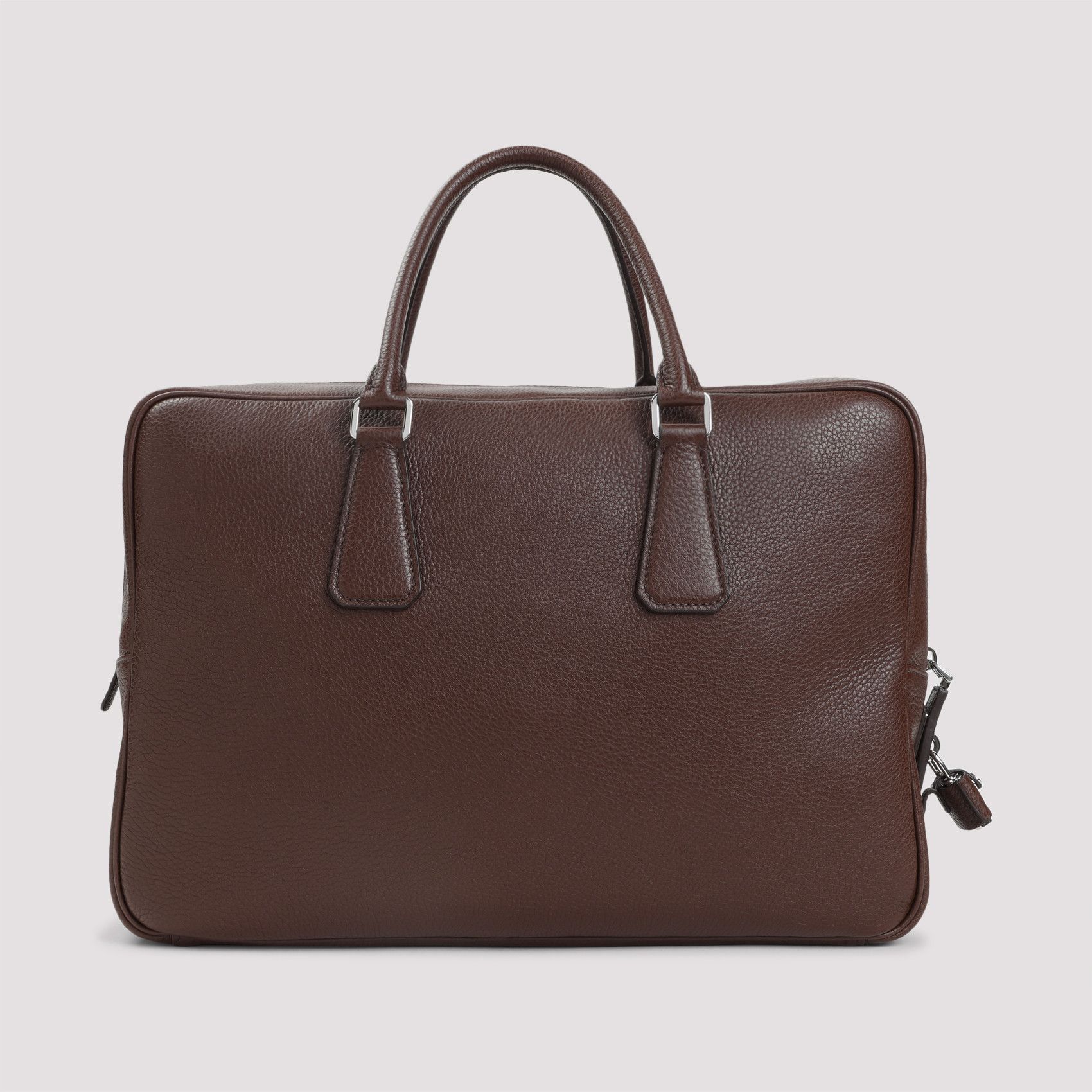 Prada Prada Grained Leather Tote Bag Size ONE SIZE - 3 Thumbnail