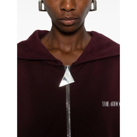The Attico THE ATTICO Women Hoodies 251WCF00015 JJF007AA 114 PURPLE Size M / US 6-8 / IT 42-44 - 4 Thumbnail