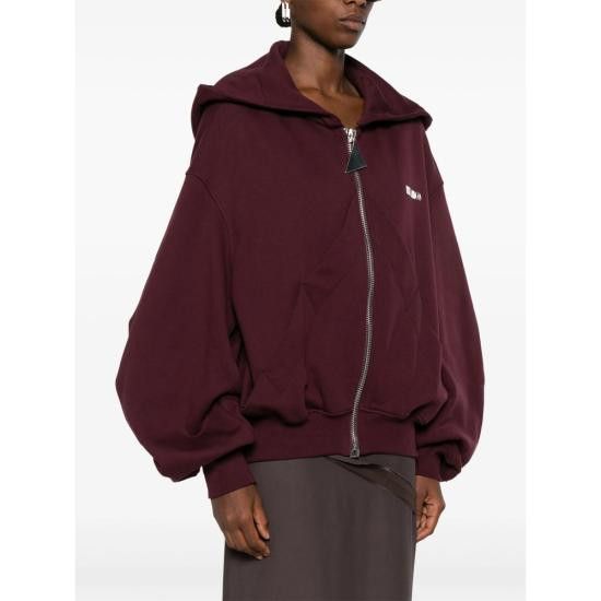 The Attico THE ATTICO Women Hoodies 251WCF00015 JJF007AA 114 PURPLE Size M / US 6-8 / IT 42-44 - 3 Thumbnail
