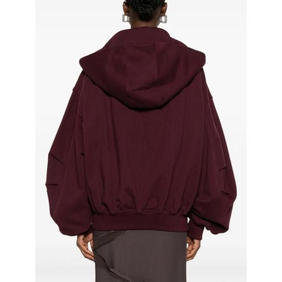 The Attico THE ATTICO Women Hoodies 251WCF00015 JJF007AA 114 PURPLE Size M / US 6-8 / IT 42-44 - 5 Thumbnail