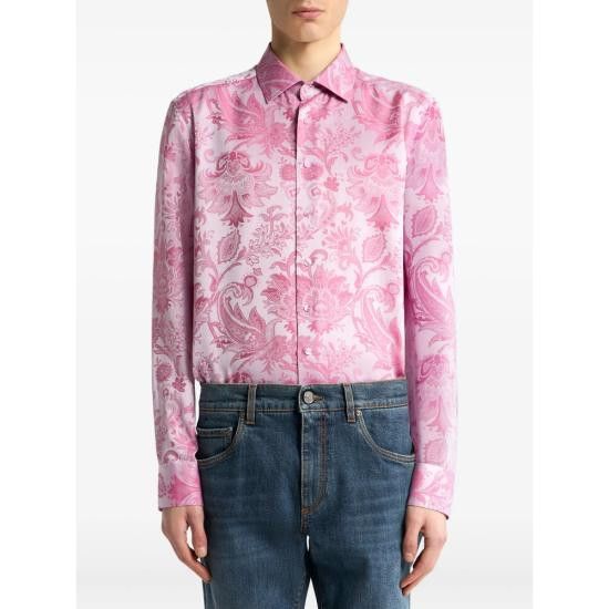 Etro ETRO Men Long Tops 99TJ589 MRIB0001 F0158 PINK Size US M / EU 48-50 / 2 - 3 Thumbnail