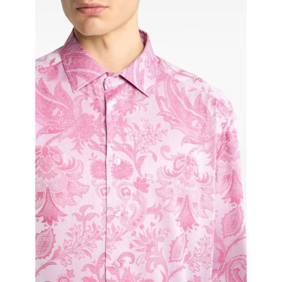 Etro ETRO Men Long Tops 99TJ589 MRIB0001 F0158 PINK Size US M / EU 48-50 / 2 - 2 Thumbnail