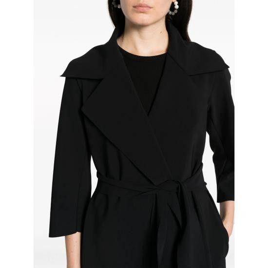 Chiara Boni CHIARA BONI Women Coats SAVERIA 37 BLACK Size M / US 6-8 / IT 42-44 - 2 Thumbnail